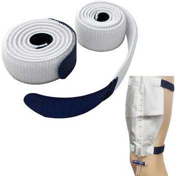Catheter fixing belt leg urine bag adjustable elastic band epoxy catheter drainage fixing belt Velcro wholesale