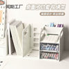 Desktop Bookshelf with Drawer Bookshelf Simple Desk Student Book Desk Storage Bookshelf