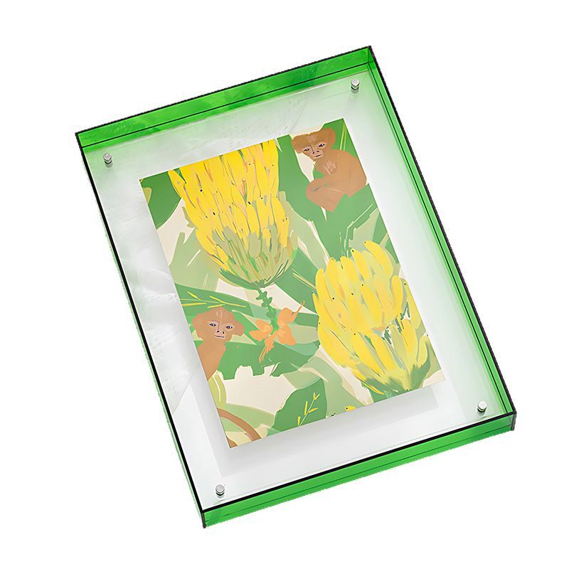 Acrylic Single-Sided Transparent Photo Frame Table A3A4A5 Photo Framed Calligraphy Frame Poster DIY Calligraphy Display Stand