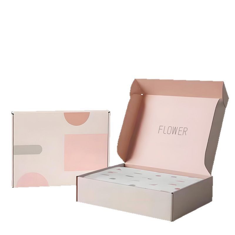 Special hard color aircraft box bulk corrugated carton underwear packaging carton tear zipper gift box printing customization