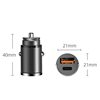 Alloy pull ring super fast charging 100w flash charging super fast charging invisible car charger pd30w car charger universal