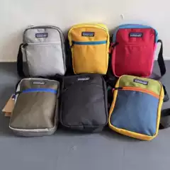 Bata Single Shoulder Crossbody Bag for Men Trendy Brand Ins Fashion Lightweight Color-Blocking Street Versatile Trendy