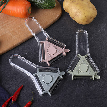 Economical and practical 3 in 1 kitchen rotating fruit and vegetable peeling knife vegetable cutter peeler grater peeling knife