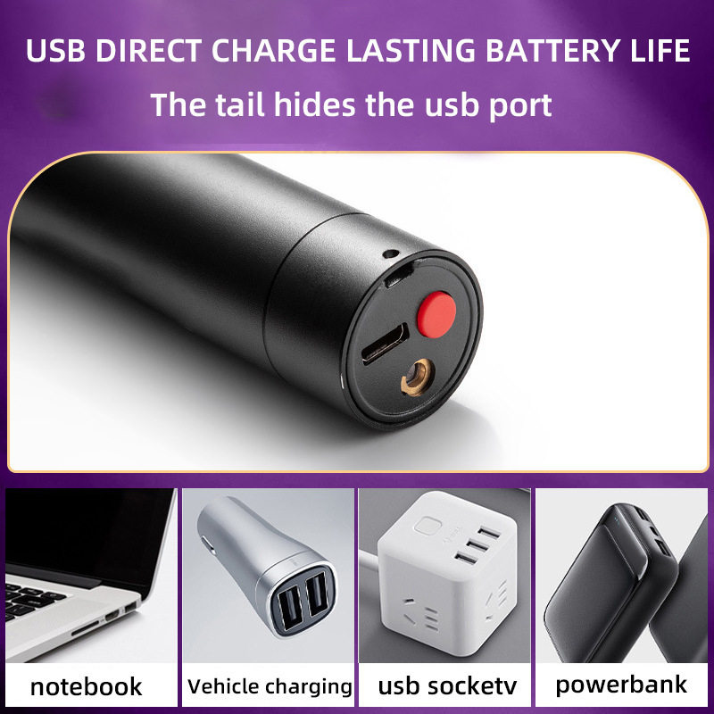 Wood's Lamp for Detecting Cat's Eye Fungus, Urine Fungus, and Fungi; Ultraviolet Flashlight, Fluorescent Agent, Purple Light for Currency Detection, Vegetable Lamp