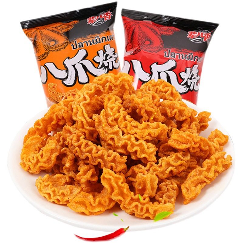 Lifelong Xiang Internet Celebrity Eight-Claw Roasted Small Package Nostalgic Foodie Late Night Snack Snacks Casual Snack Food 1