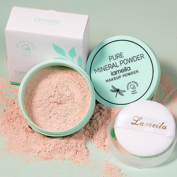 Cross-Border Supply Lamela Three-Color Setting Powder Loose Powder Long-Lasting Refreshing Naked Feeling Clear Natural Setting Powder 6g