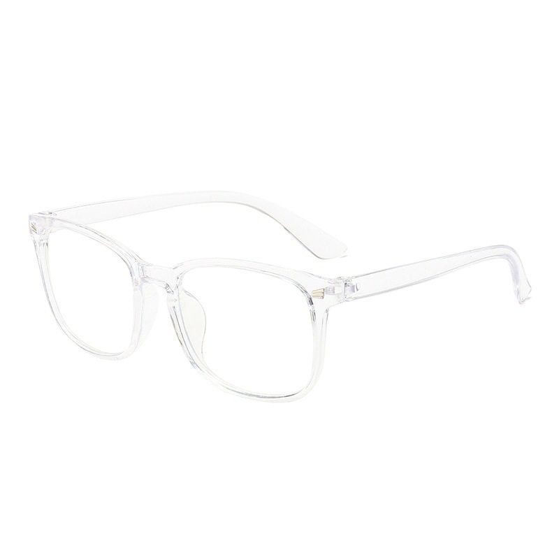 New Anti-Blue Light Glasses for Women, Plain Glasses, Blue Light Computer Goggles, Tiktok Glasses Frame, Women's Square Frame