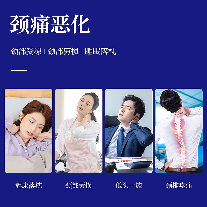 Neck Brace to Prevent Bowing and Forward Tilt of the Neck, Home Physiotherapy Traction Artifact, Fixed Support for Cervical Spine, Neck Brace