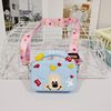 2025 New Mickey Coin Purse Style Student Cute Minnie Coin Purse Small Shoulder Bag Silicone Soft Crossbody Bag for Women