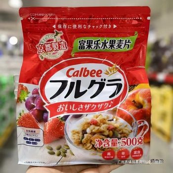 Kyoto Prefecture-Made Hokkaido Fruit Oatmeal 500g Ready-To-Eat Nutritious Breakfast and Dinner Cereal Wholesale
