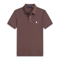 Polo short sleeves [coffee color white label]