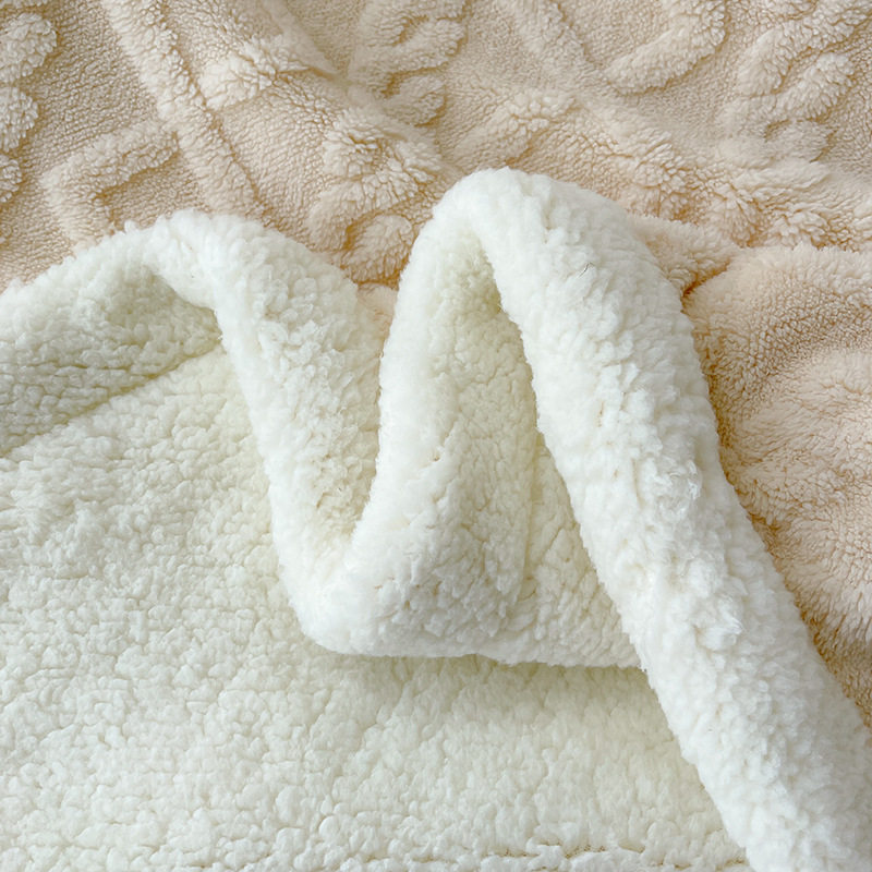 Winter Thickened Double Layer Tafel Blanket Advanced Texture Office Nap Blanket Sofa Blanket Factory Outlet