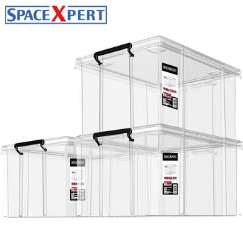 Free Shipping SPACEXPERT Transparent Storage Box Plastic Storage Box Wardrobe Home Lego Toy Organizer Storage Box