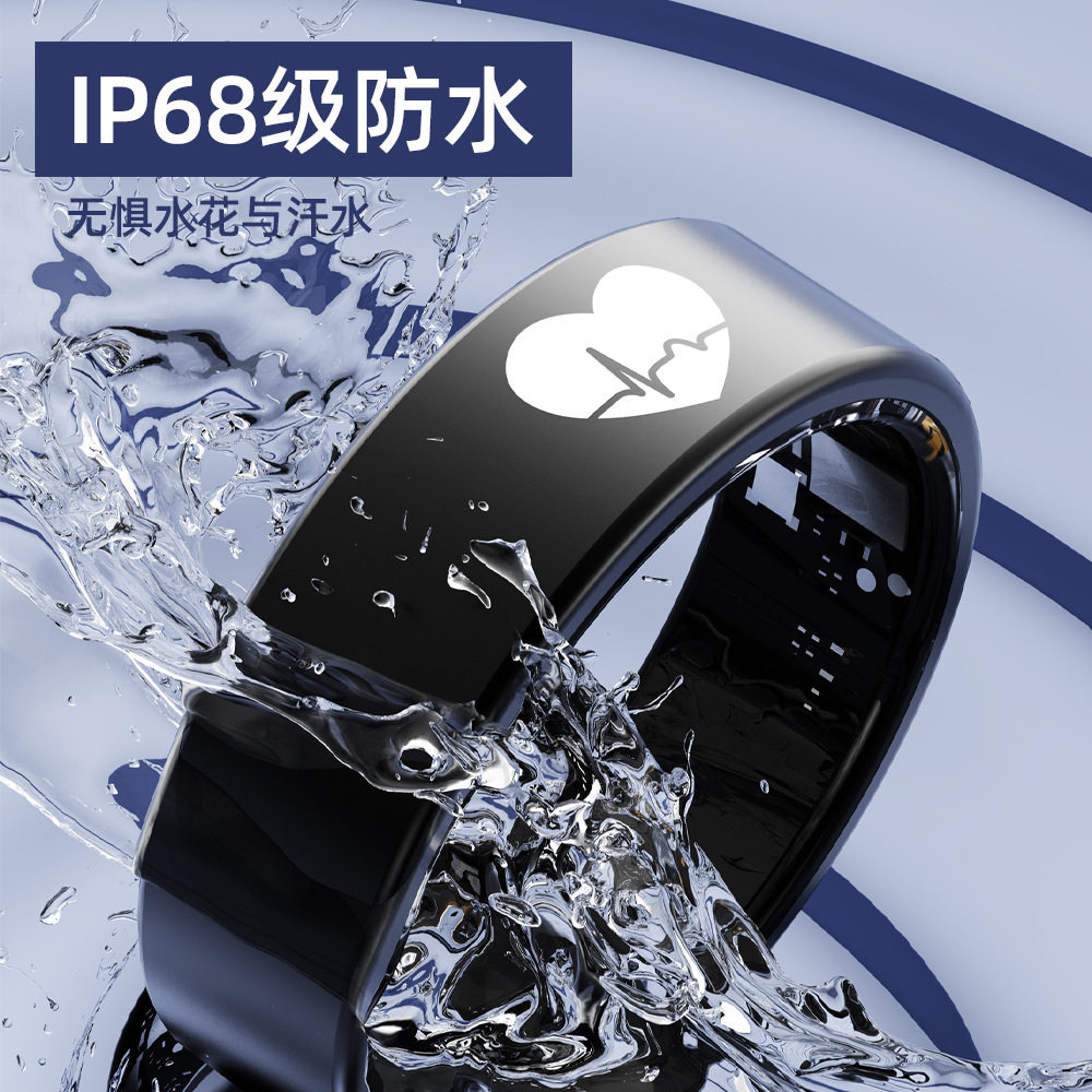 Ecg Smart Ring Automatically Monitors Heart Rate, Blood Oxygen, Blood Pressure, Blood Sugar, Body Temperature, Sleep and Exercise, and Provides Remote Care