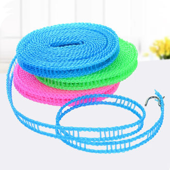 Anti-Slip and Windproof Clothesline, Fence-Type Clothesline, Quilt Rope, Drying Rope, Outdoor Travel Clothesline