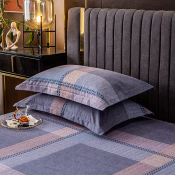 Wholesale thick cotton pillowcase a pair of 48x 74cm cotton pillowcase 40x 60 latex full head jacket household