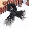 Accessories diy Necklace Rope Lobster Buckle Leather Rope Korean Wax Line Necklace Rope Black Leather Rope Pendant Rope Wax Leather Rope