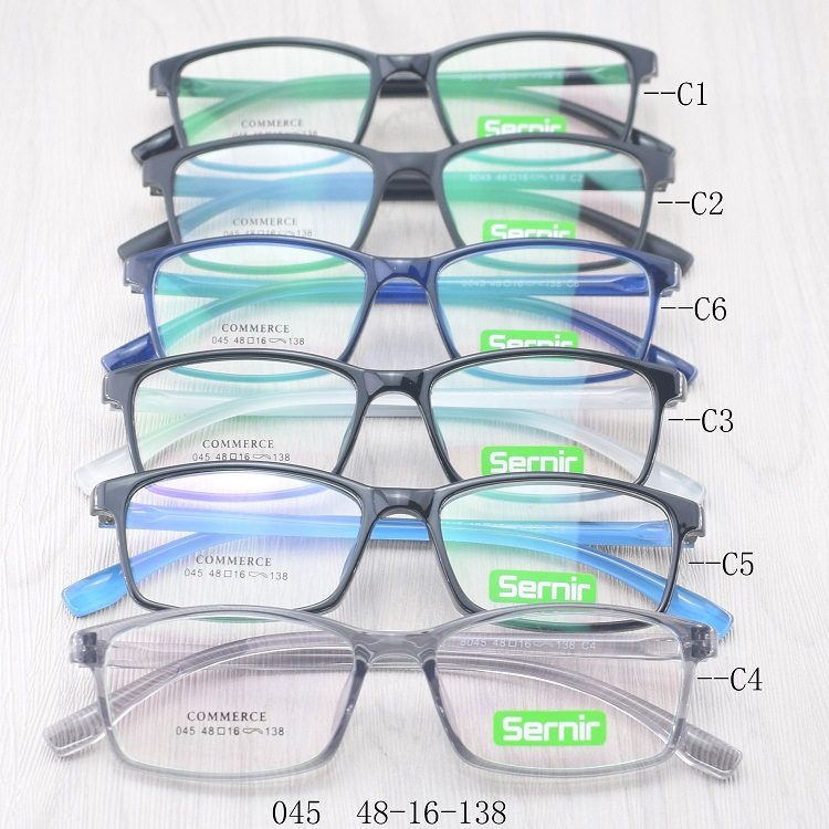 Newly Korean Style Myopia Glasses Frame Full Frame Ultra Light TR90 Square Glasses Frame Men's Round Glasses Frame Female Student
