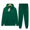 Sweatshirt and sweatpants set [dark green]