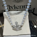 Protein crystal necklace