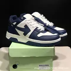Pure Original OFF Joint Board Shoes WHITE Arrow Shoes Height Increase All-match Women's Shoes Casual Sports Men's Shoes Trendy Lovers Shoes