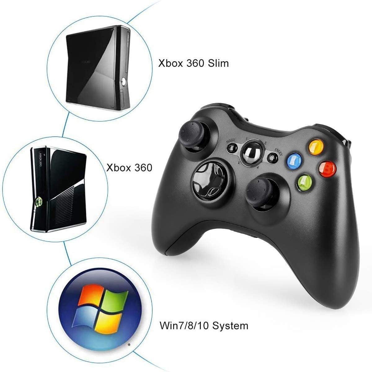 Xbox360 Wireless 2.4g Handle Infrared 360 2.4g Wireless Game Handle Pc Computer Game Handle