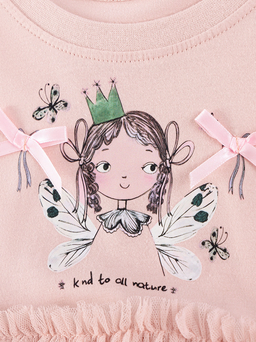 Girls' Tulle Skirt, Summer Short-sleeve Cute Dress, [Style] Princess Dress