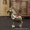 Brass Zodiac Sheep Ornament Solid Old Goat Ornament Office Desktop Ornament Handpiece Creative Gift