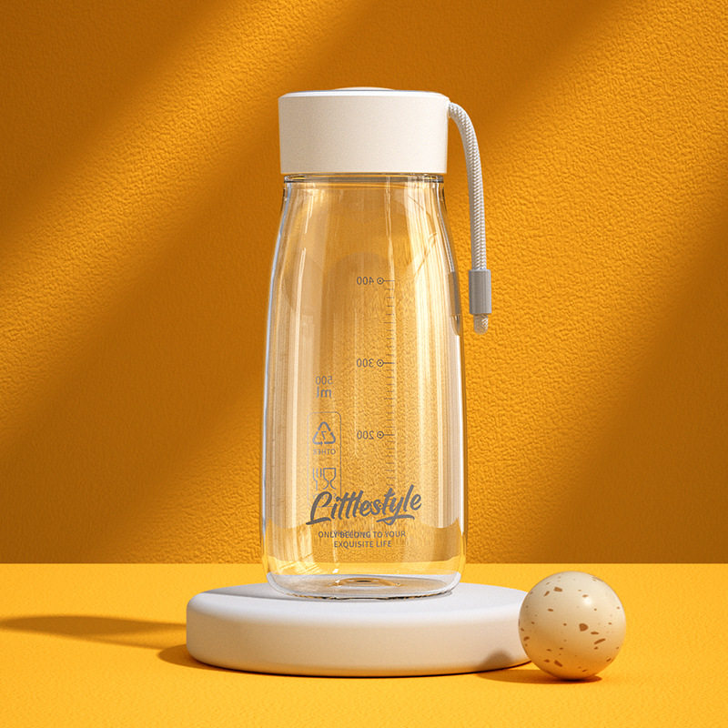 新款便携户外运动水杯男女商务直身塑料杯批发创意活动礼品随手杯