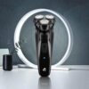Yingqu Shaver Men's Electric Razor Rechargeable Shaver Shaver Shaver Shaver BlackStoneD1