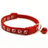 New pet leash pet color collar puppy cat pet leash collar cat print claw print collar