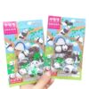Cartoon simulation panda eraser creative national treasure panda family pencil handwriting erasing tool Children's Prize