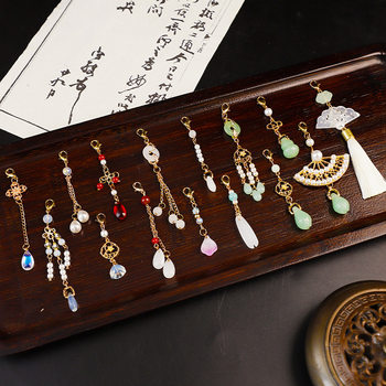 Antique Jewelry Semi-finished DIY Accessories Small Pendant Tassel Hanging Earrings Hanfu Chinese Style Headwear Hairpin Parts
