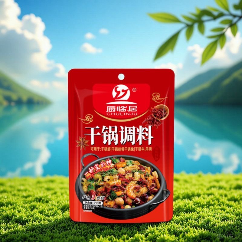 Chef Linju Dry Pot Seasoning 210g Household Spicy Pot Base Authentic Dry Pot Sauce Dry Pot Shrimp and Crab Spareribs Seasoning