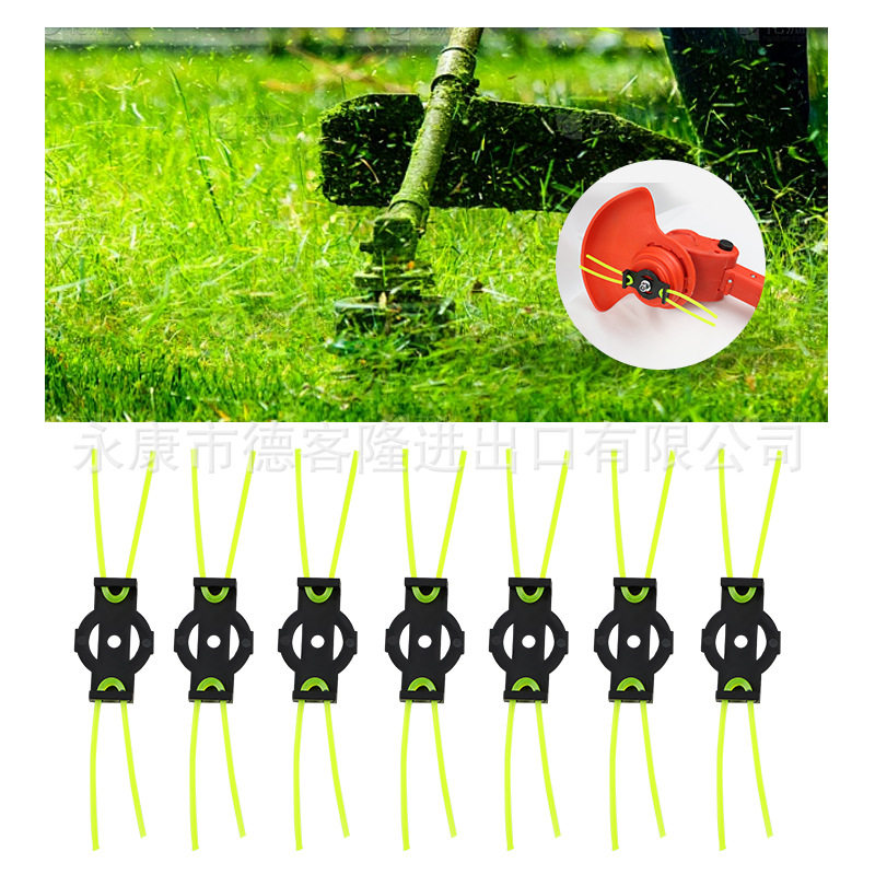 New small lithium battery weeding artifact lawn mower steel wire grass plate grass wheel special lithium battery mowing blade universal