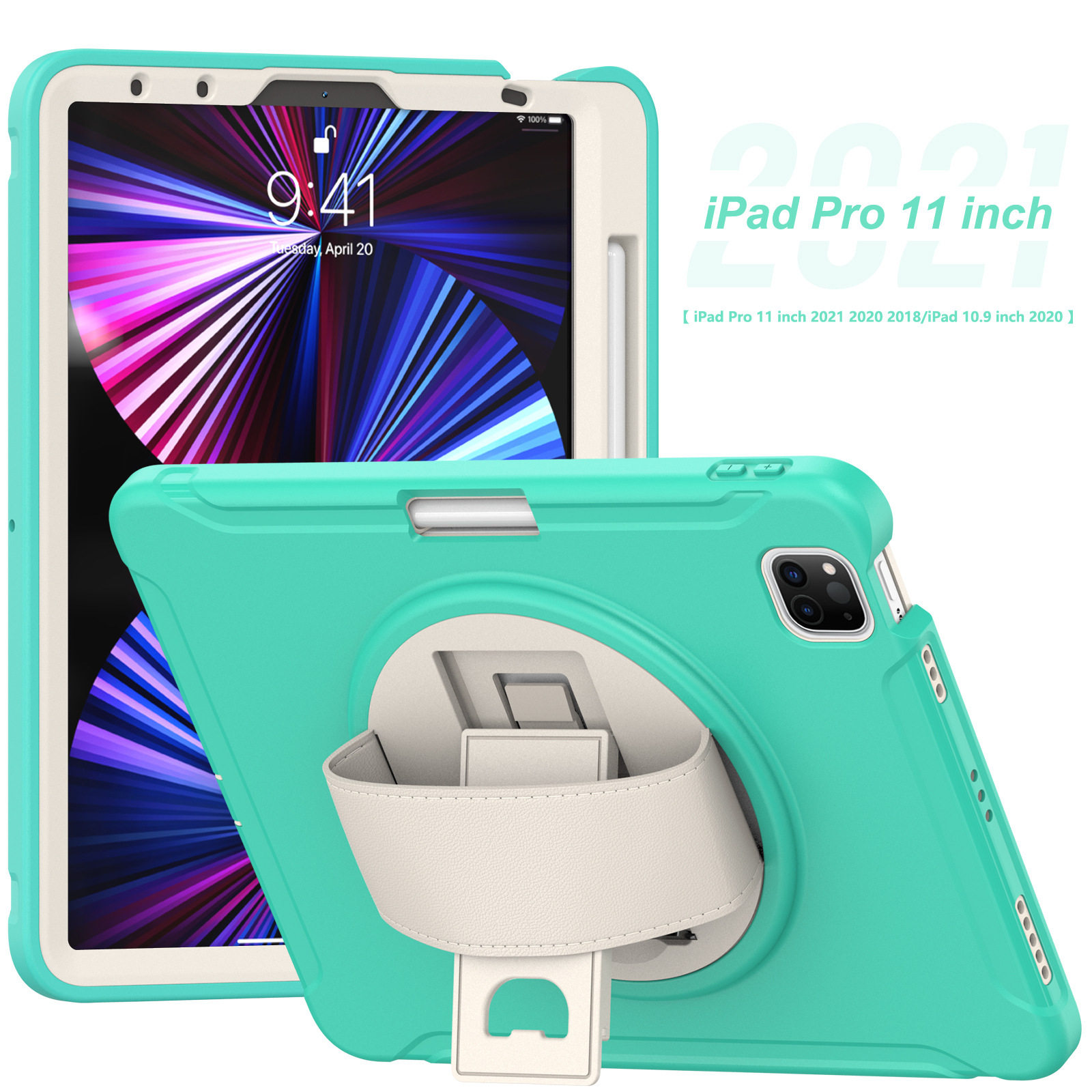 Applicable iPad Pro protective case 11-inch New iPad10.9 case with Pen slot A7 lite 8.7/A8 case