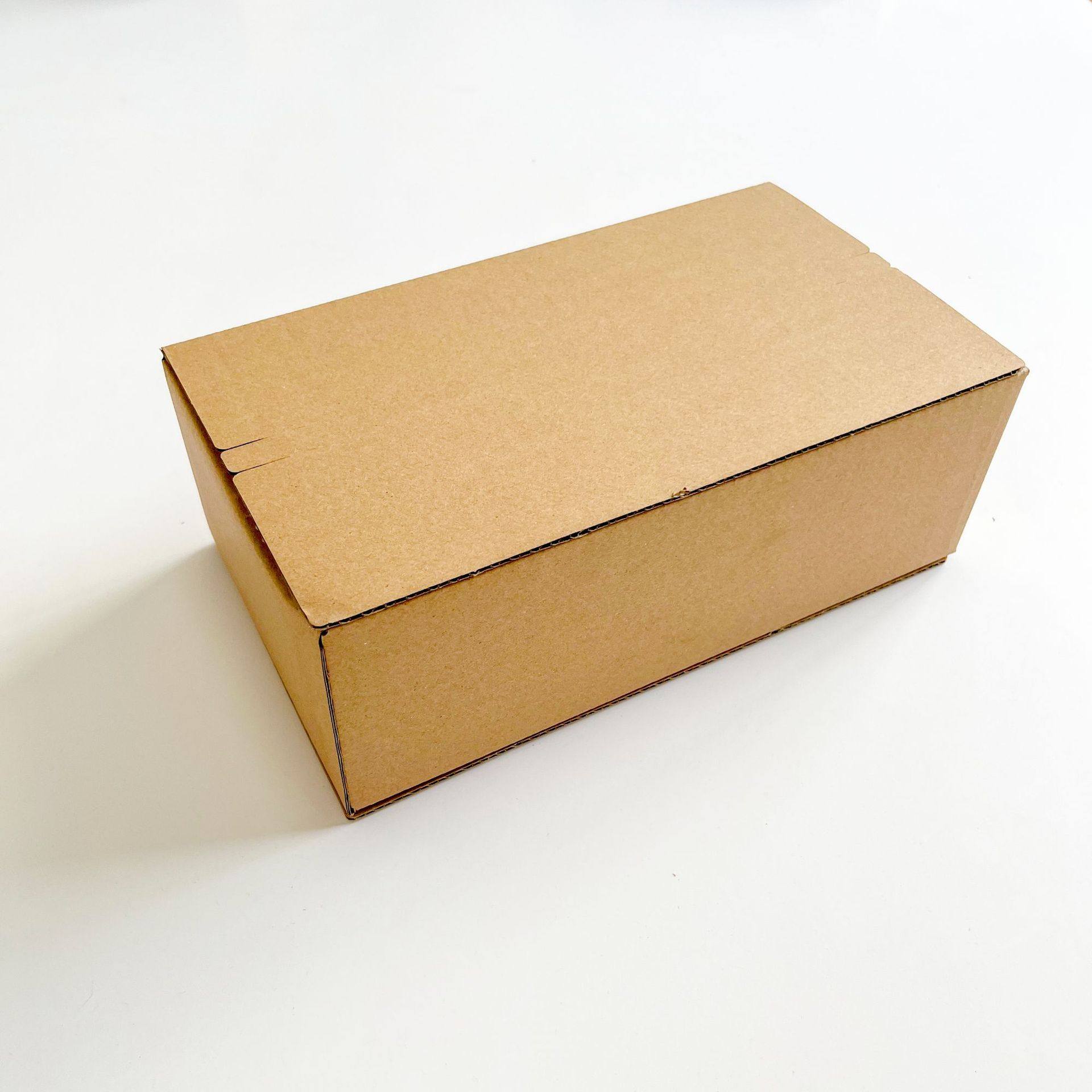 Zipper carton in stock three-layer extra hard semi-high flat carton e-commerce express packing box tearing Express Box Wholesale
