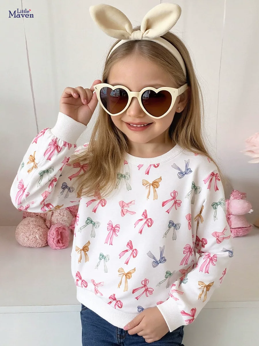 Girls' Cute Bow Hoodie Wholesale, Autumn Baby Top