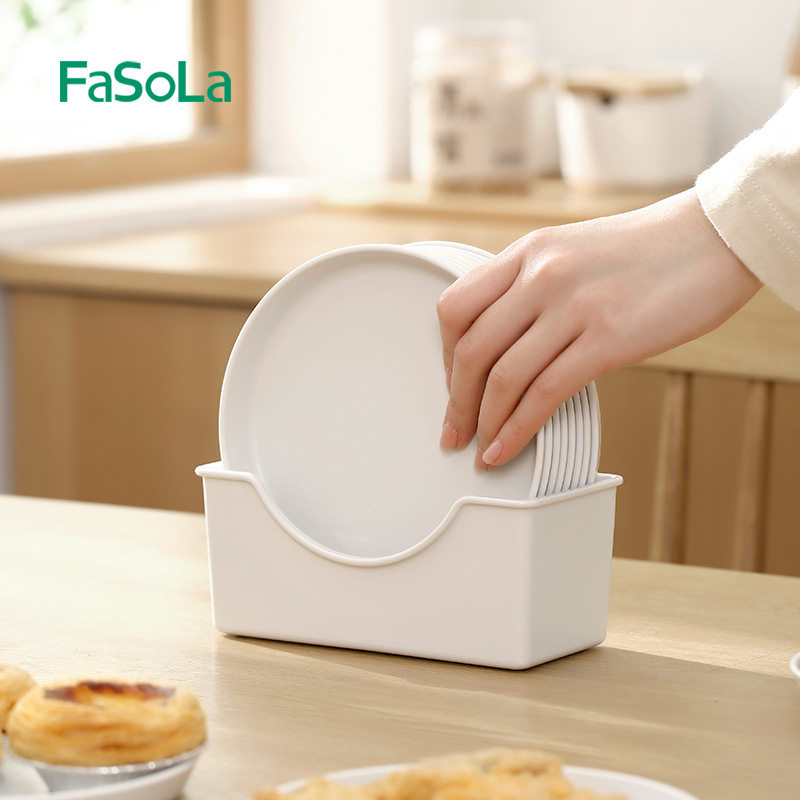 Fasola Household Spit Bone Dish Plastic Vegetable Bone Dish Small Plate Garbage Plate Base Storage Spit Bone Dish