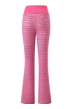 Pink striped trousers