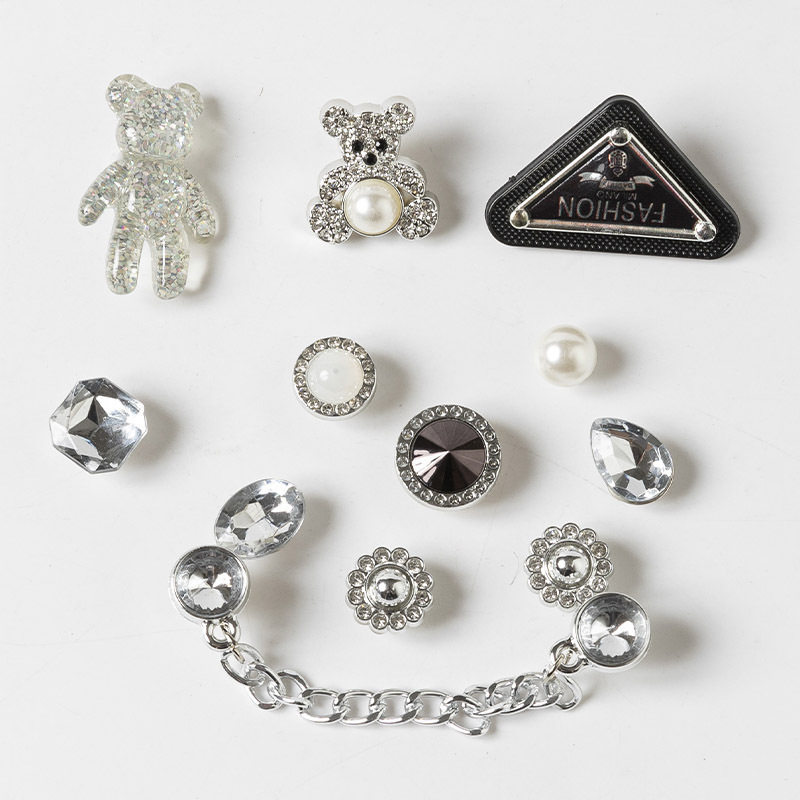 Hole Shoes Shoe Flower Accessories DIY Shoe Buckle Cartoon Cute Three-Dimensional High-Level Sense Removable Hole Accessories Decorative Buckle