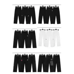 Cross-border High Version Trendy Brand B 2025 New Small Logo Embroidered Pants Loose Fit Couple's Pants