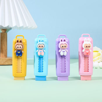 Cute Loubu Push-Pull Eraser Cartoon School Reward Kindergarten Primary School Students Small Gifts Non-Falling Wholesale