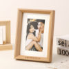 Customized Photo Frame Logo Photo Printing and Lettering Wooden Table 678 10inch A4 Simple Calligraphy Picture Frame Wholesale