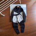 Suit black and light gray