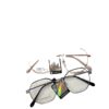 New Two-color Wide-brimmed Semi-titanium Literary Retro Glasses Frame Youth Myopia Optical Glasses