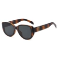 T52-tortoiseshell frame gray piece