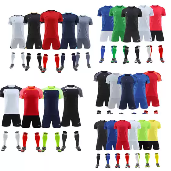 N00 Football Jersey Short-Sleeved Cross-Border Printing New Football Jersey Sports Casual T-Shirt Game Training Group Purchase Printing