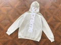 G559 # Classic large logo hoodie sweatshirt light gray