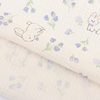 Nanyao cotton double-layer gauze baby digital printing blue rabbit double-layer crepe washed baby home wear fabric